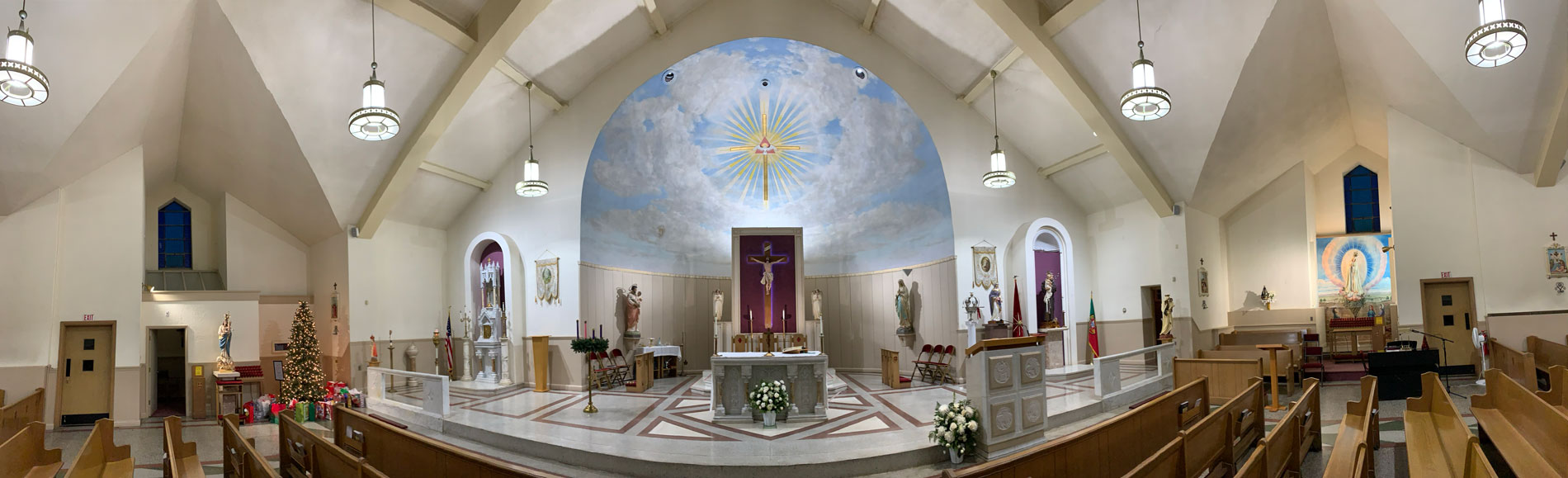 church altar image